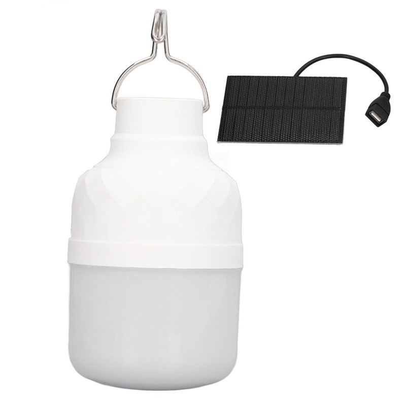 Solar Powered LED Bulb 40W 5000K 1500lm Portable LED Light