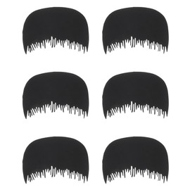 Laroal 6 Pcs Hair Building Fibers Comb Beard Guide Shaping Template Tools Beard Shaper Hairline Hair Cutting For Thickening Hairline Beard For Men Women