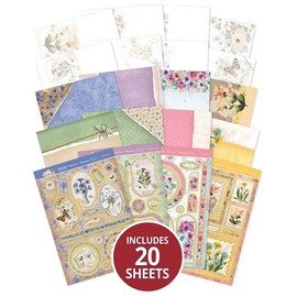 Hunkydory - Deluxe Craft Pad - Card Making Collection (Wildflowers)