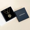 Lydreewam Gold Layered Heart Necklaces for Women, 14k Gold Plated