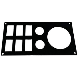 Fits Honda Pioneer 1000 stereo 3" hole mounting bracket 6 switch 2 power outlet holes