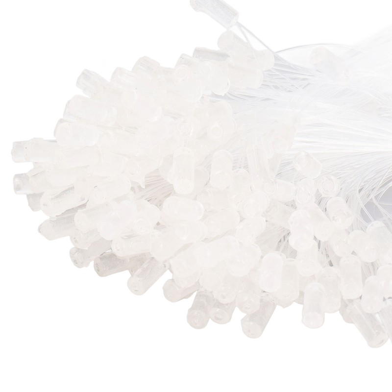 200pcs Invisible Fishing Line Elastic Wire for Hair Extensions Transparent