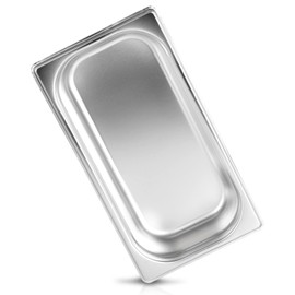 jokobela GN Container: Unperforated, Suitable for Gaggenau, Miele and Siemens Steamers (Stainless Steel, Dishwasher Safe, Gastronorm 1/3, W 32.5 x D 17.6 x H 6.5 cm)