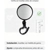 2PCS Retrovisores para Bicicleta para Merida Ride300