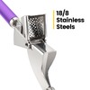 Garlic Press Mincer, 304 Stainless Steel Garlic Press with Garlic