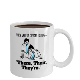 Writers Funny Grammar There Their They're Mug (11oz)