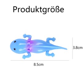 Axolotl Toy 12 Pieces in Random Colours Axolotl Squishy Finger Toys for Stress Relief and Relaxation Fun Sensory Toy for Party and Everyday Use Ideal for Playing