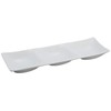 Tableware East Buffet Plate 3 Serving Plates 10" White Divider