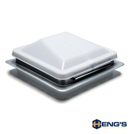 Heng's 71111-C1G1 Standard Mount Universal Vent - White