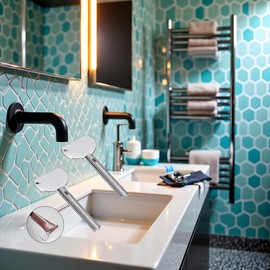 2Pcs Stainless Steel Tube Squeezer Keys - Metal Toothpaste Roller with Ergonomic Grip | Salon-Grade Durable Squeezing Tool for Toothpaste, Cream Tubes and Home Use