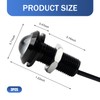 gunroil 3 Pack Car LED Eagle Eye Light, Waterproof Motorcycle