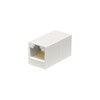 Monoprice Cat6A RJ45 in-Line Coupler, Straight Through, 8P8C, UTP, White