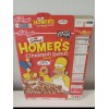 Kellogg Homer Cinnamon Donuts cereal box flat 2001 Kellogg’s Empty