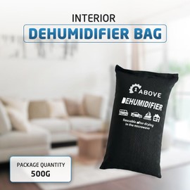 1Above 500g Reusable, Microwaveable Car Interior Dehumidifier Bag - to Prevent Damp, Moisture, and Condensation- Ideal for Car, Boat, Caravan and Home