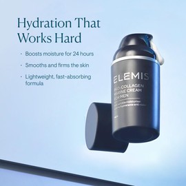 ELEMIS Men Pro-Collagen Marine Cream 30ml Lightweight Anti-Aging Moisturizer for Mens Skincare