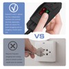 Muelnmey 2-Way 3 Prong Extension Cord with Switch ON/Off, Heavy