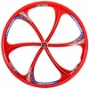 Zeda Aluminum 26" Motorized Bicycle Mag Wheel Set - Red