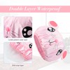 G2PLUS 2PCS Elastic Kids Bath Caps, Double layer Baby Bathing