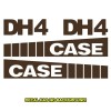Case DH4 Trencher Replacement Decal kit - Aftermarket