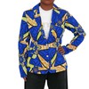 African Coat for Women Dashiki Blazer Kente Print Jacket Clothes