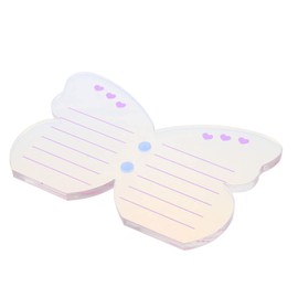 BIUDECO Elegant Butterfly Lash Tray Acrylic Eyelash Bench Lash Grafting Tools Women