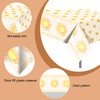 3 Pcs Boho Sun Birthday Party Tablecloths Rectangular Plastic Table