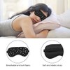 Silk Sleep Mask, Silk Eye Mask with Adjustable Strap for