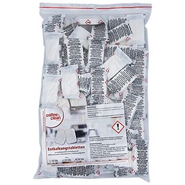 50 Descaling Tablets 16g for Fully Automatic Coffee Machines by Bosch Jura Melitta Miele Saeco Siemens WMF