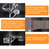 20 Pcs Plastic Locking Shelf Support Pegs, 5mm Shelf Pins
