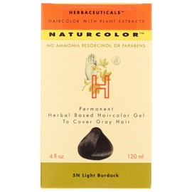 Naturcolor Tinte para cabello – Bardana ligera, 4 onzas (5N)