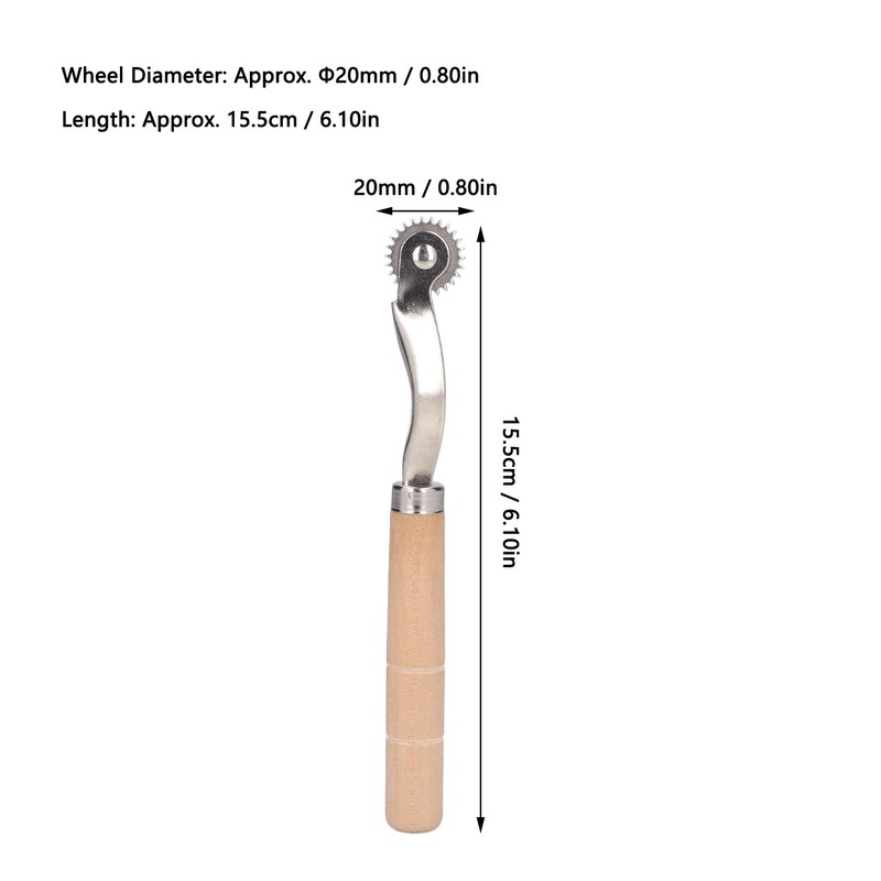 Agatige 5 Pieces Sewing Pause Wheel for Sewing Pattern, 20mm