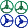 Haconba 4 Pack Steering Wheel Playset Plastic Swingset Steering Wheel