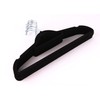 The Hanger Store 10 Black Non-slip Flocked Velvet Space Saving