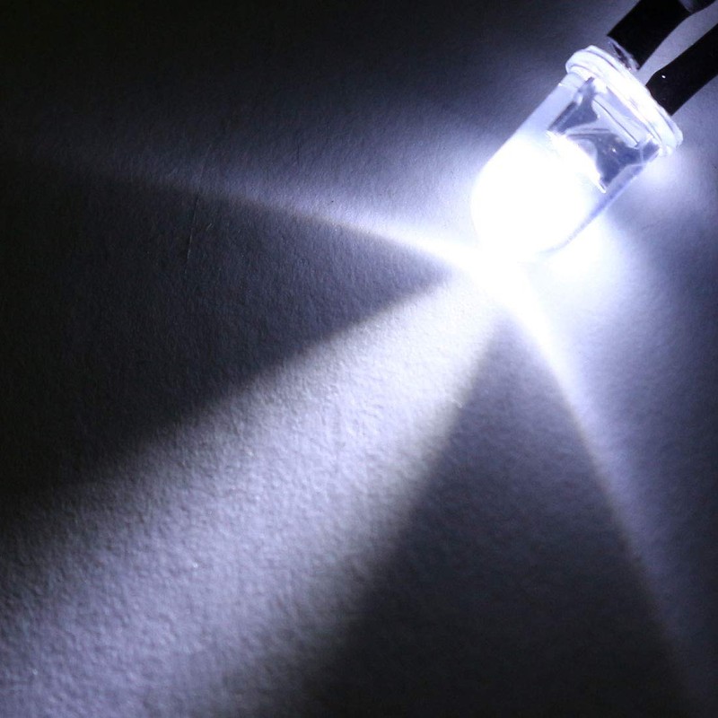 uxcell 20Pcs 3mm Pre Wired LED, White DC24V Clear Lens,