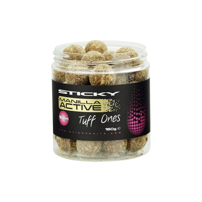 Sticky Baits 16mm Manilla Active Tuff Ones: 16mm Fishing Hook,