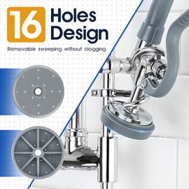 [3-Pack] Replacement B-24K B-0107 Spray Valve Repair Kit for T&S Brass, Commercial Sink Sprayer Spray Face Bumper and Screw Replacement Part