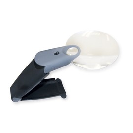 Carson FH-25 FreeHand Lupe mit abknickbarem Griff = Fuß