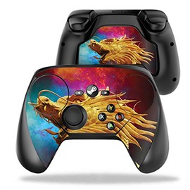 MightySkins Skin Compatible with Valve Steam Controller case wrap Cover Sticker Skins The Golden Dragon