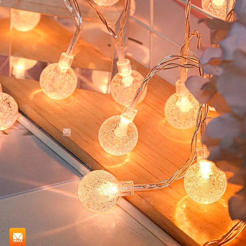 Maíz Serie Focos Bombilla Luces Led Navidad Decorativa Multicolor