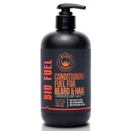 GIBS Grooming Biofuel Conditioning Fuel for Beard & Hair, Warm Wisps of Fiddlehead, Fern, Clove, Sandalwood and Musk, 12 fl. oz.
