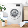 Coshar 4Pcs Washing Machine Supports Blue Plastic Anti Vibration Pads