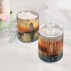 Zhirexin Lighthouse Ship 2PC Airtight Transparent Plastic Storage Jar, Food