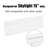 No-Stud No-Drill Wall Mount for Skylight 15" Calendar, Metal Digital