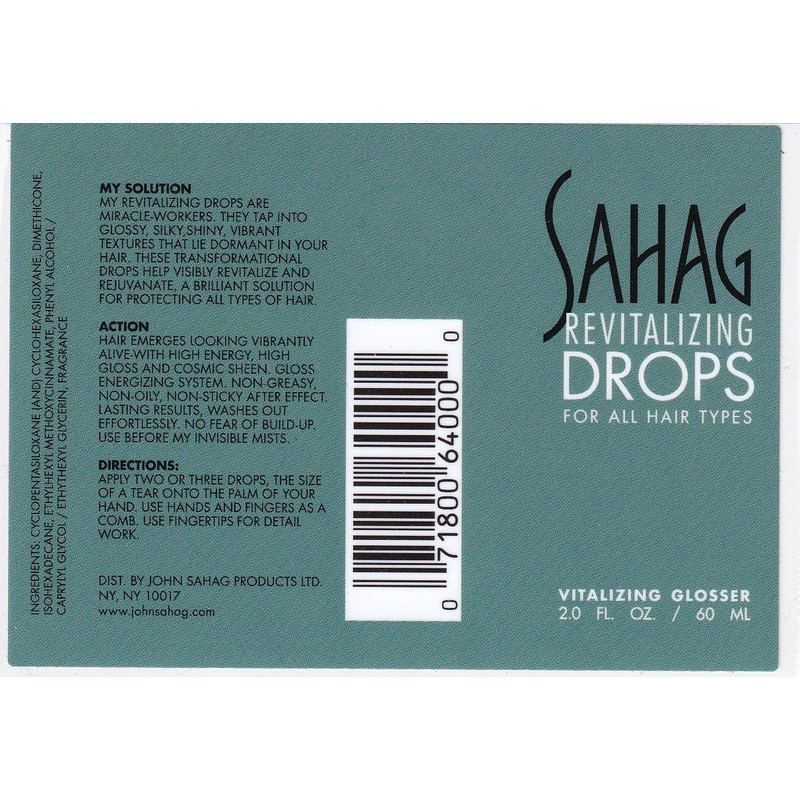Sahag Revitalizing Drops