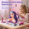 Princess Hair Styling Doll Head Makeup Kit for Girls- Hair