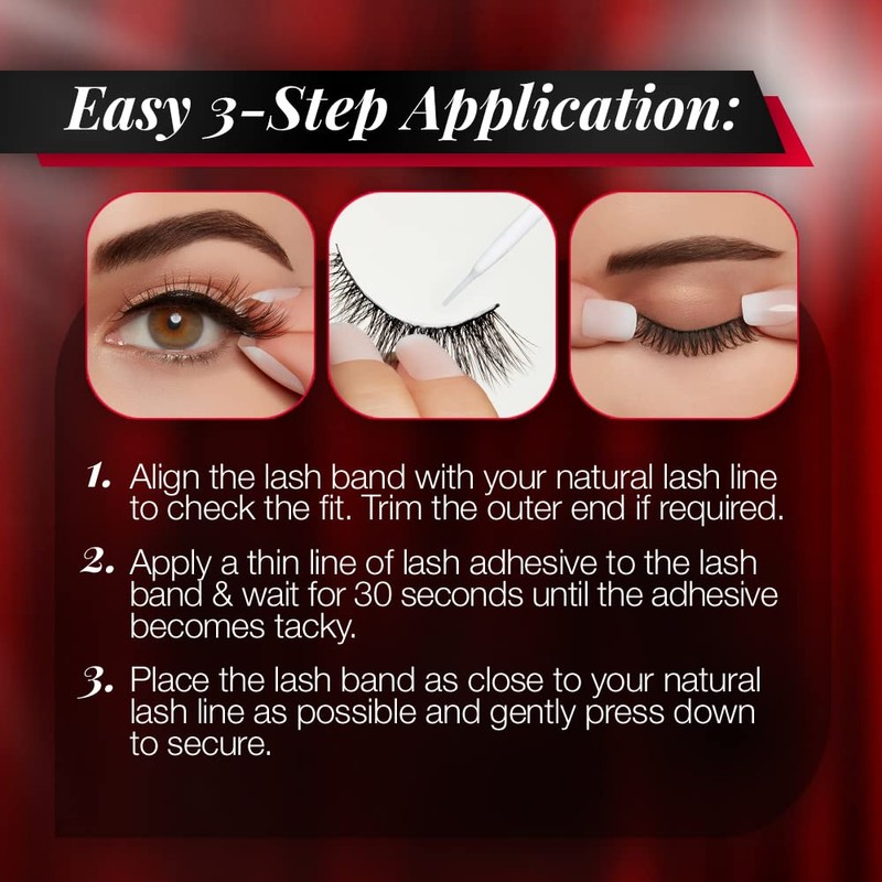 Ardell False Eyelashes Wispies 703 Black Feathered Lash Crisscross Layers