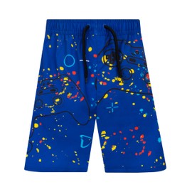 Harry Bear Boys' Swimming Trunks, Gaming Swimming Suit, Swimming Trunks, Children, Beach Swimming Shorts, blue, 134