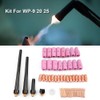 53pcs/set TIG Welding Torch Body Parts Gas Lens Nozzle Collet