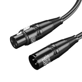 Japanese Company Microphone Cable, XLR Cable, Canon Cable, Microphone Extender, Male to Female, XLR Balanced Connection, For Microphone Recording, Professional Recording, Compatible with Recording