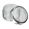 Kosmetex Empty Container 6 ml Clear Plastic Jar, Cream Tin,